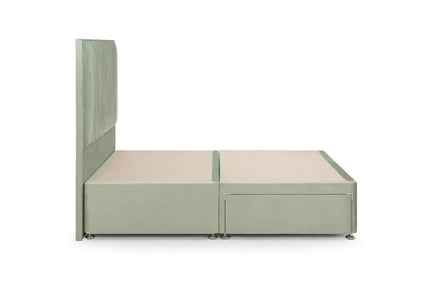 Bea 2 Drawer Bed Double Plush Sage 2 Drawers