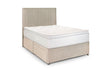 Bea 2 Drawer Bed Double Plush Stone 2 Drawers