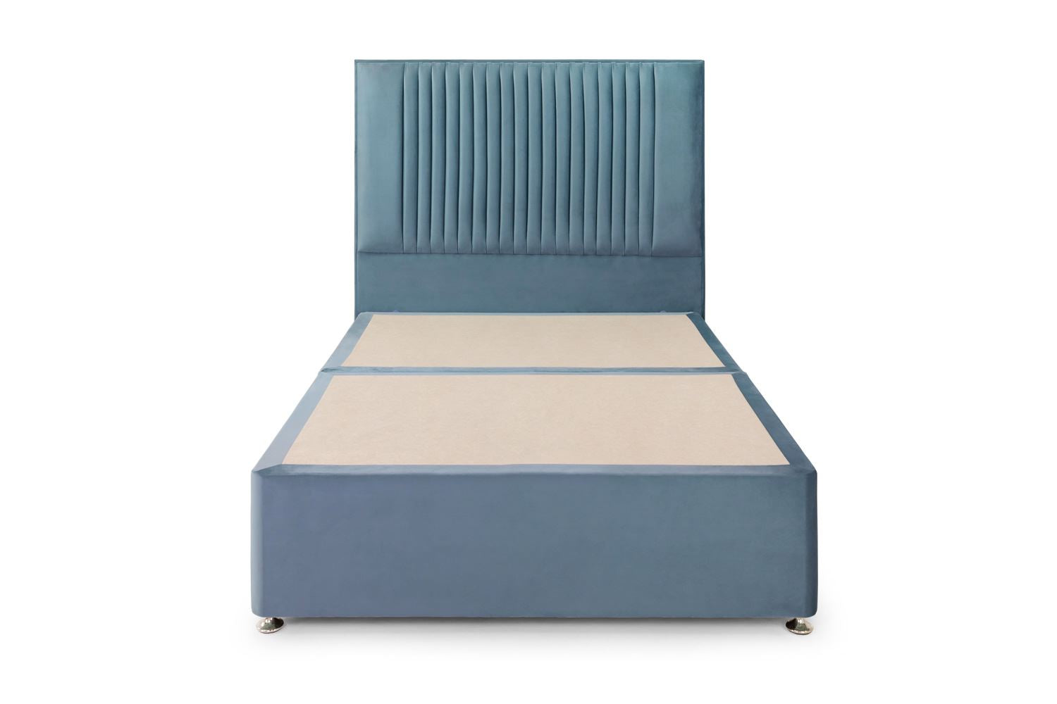 Bea 2 Drawer Bed Double Plush Teal 2 Drawers