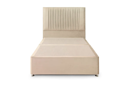 Bea 2 Drawer Bed Super King Plush Stone 2 Drawers