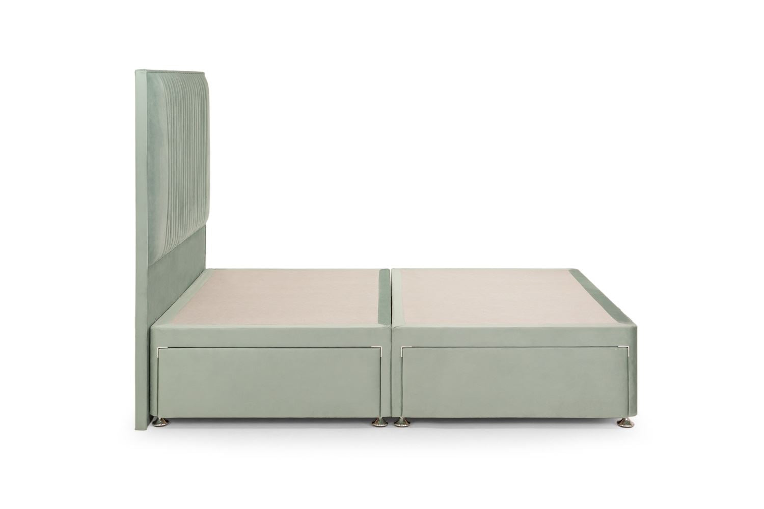 Bea 4 Drawer Bed Double Plush Sage 4 Drawers