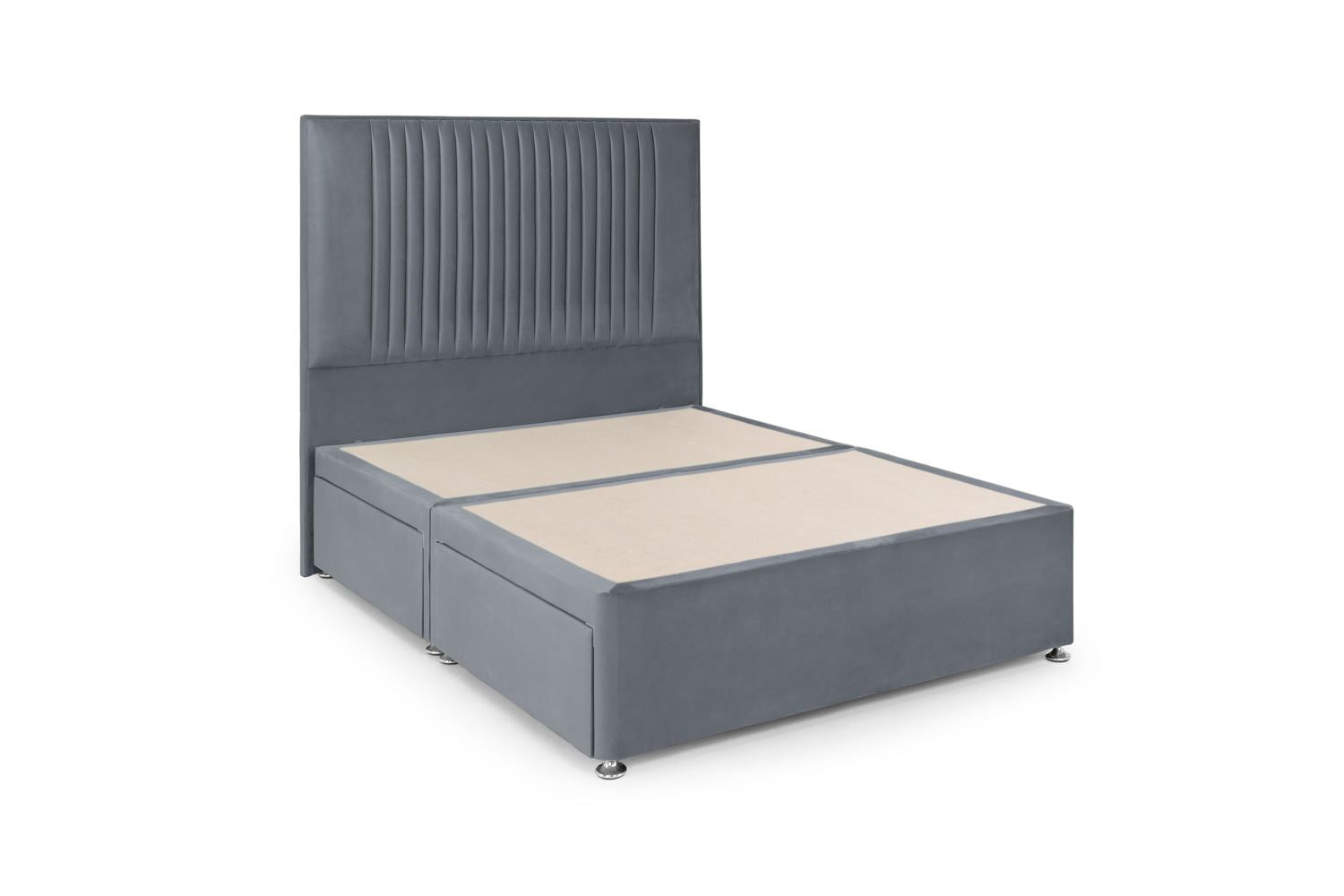 Bea 4 Drawer Bed Double Plush Steel 4 Drawers