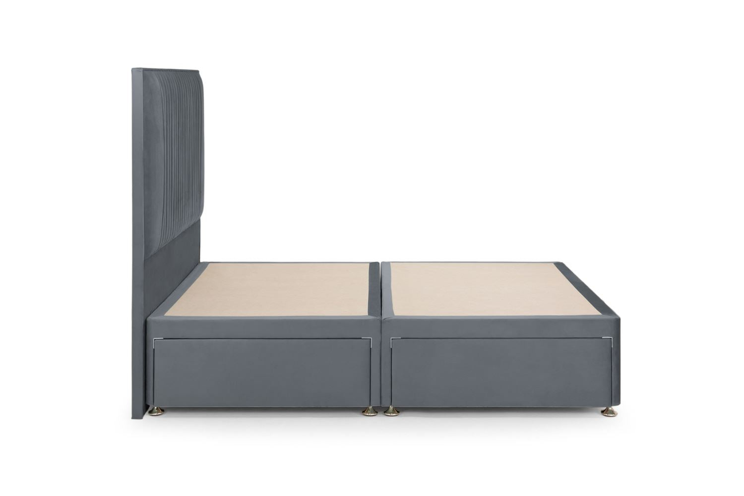 Bea 4 Drawer Bed Super King Plush Steel 4 Drawers