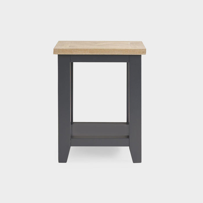 Bee Lamp Table Grey Oak