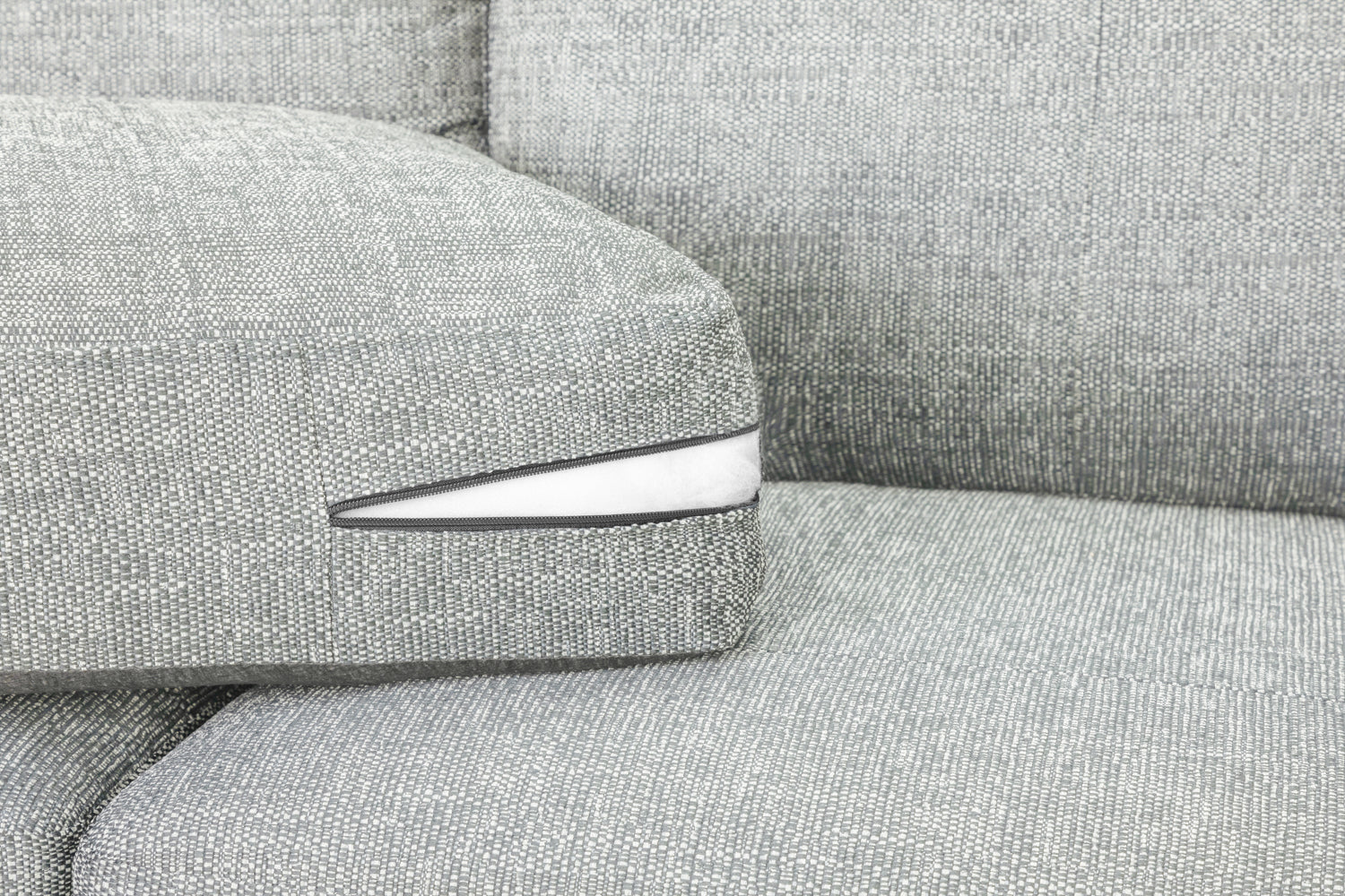 Bento Sofa Silver Right Hand Facing Corner