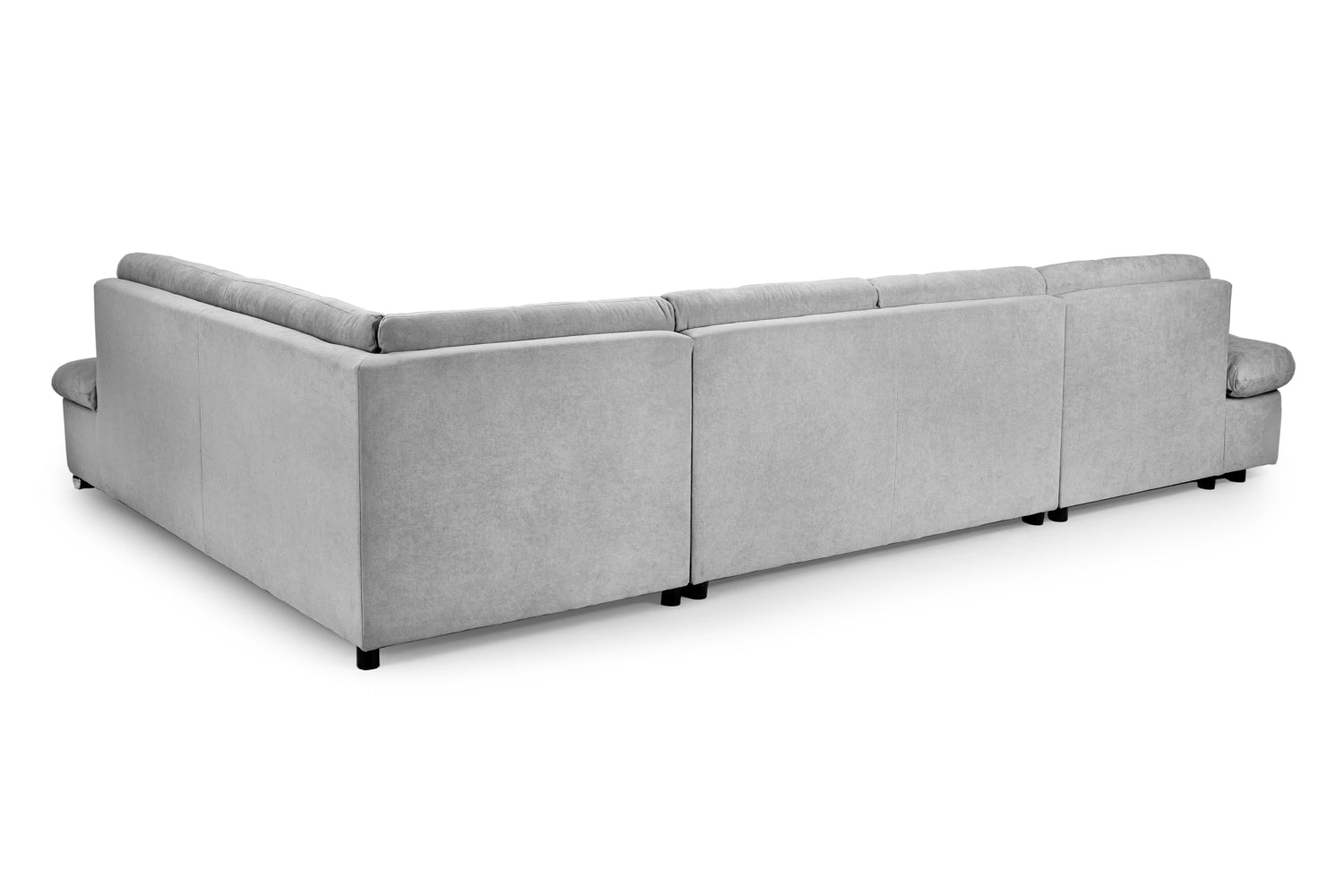 Bergen Sofa Bed Grey Right Hand Facing U Shape Corner