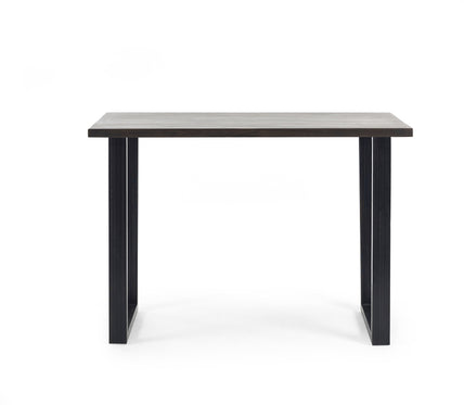 Britta Bar Table Dark Oak & Metal