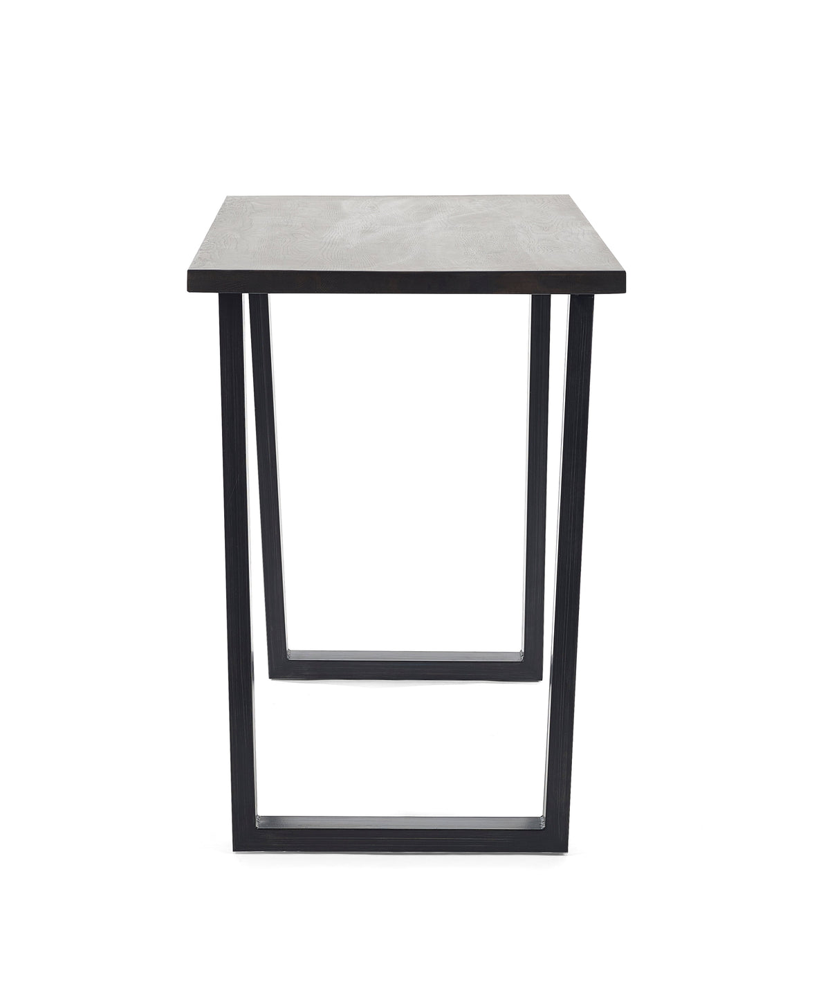 Britta Bar Table Dark Oak & Metal