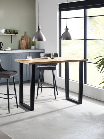 Britta Bar Table Oak&Metal