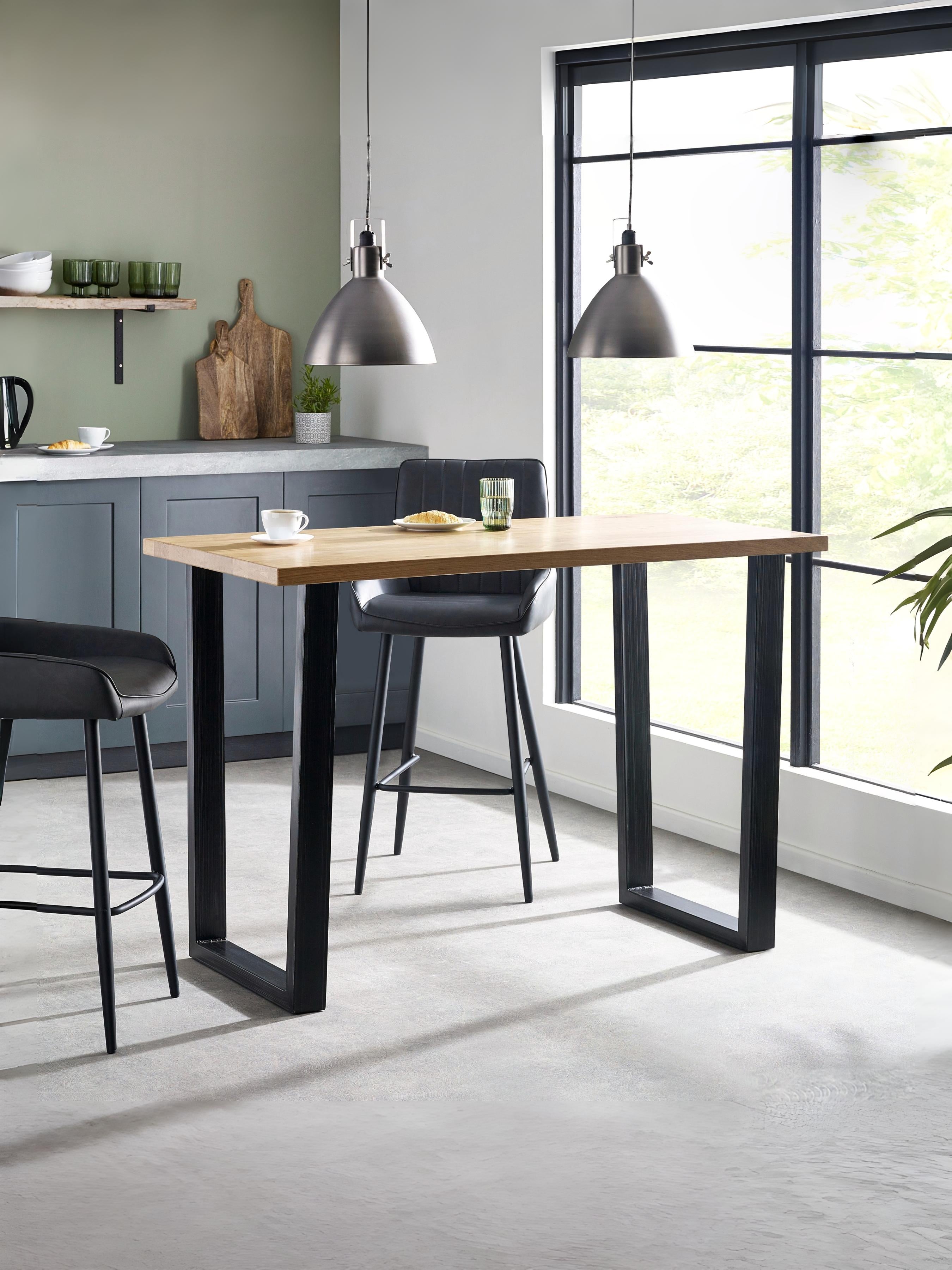 Britta Bar Table Oak&Metal