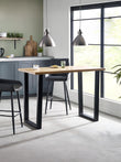 Britta Bar Table Oak&Metal
