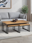Britta Coffee Table Oak&Metal
