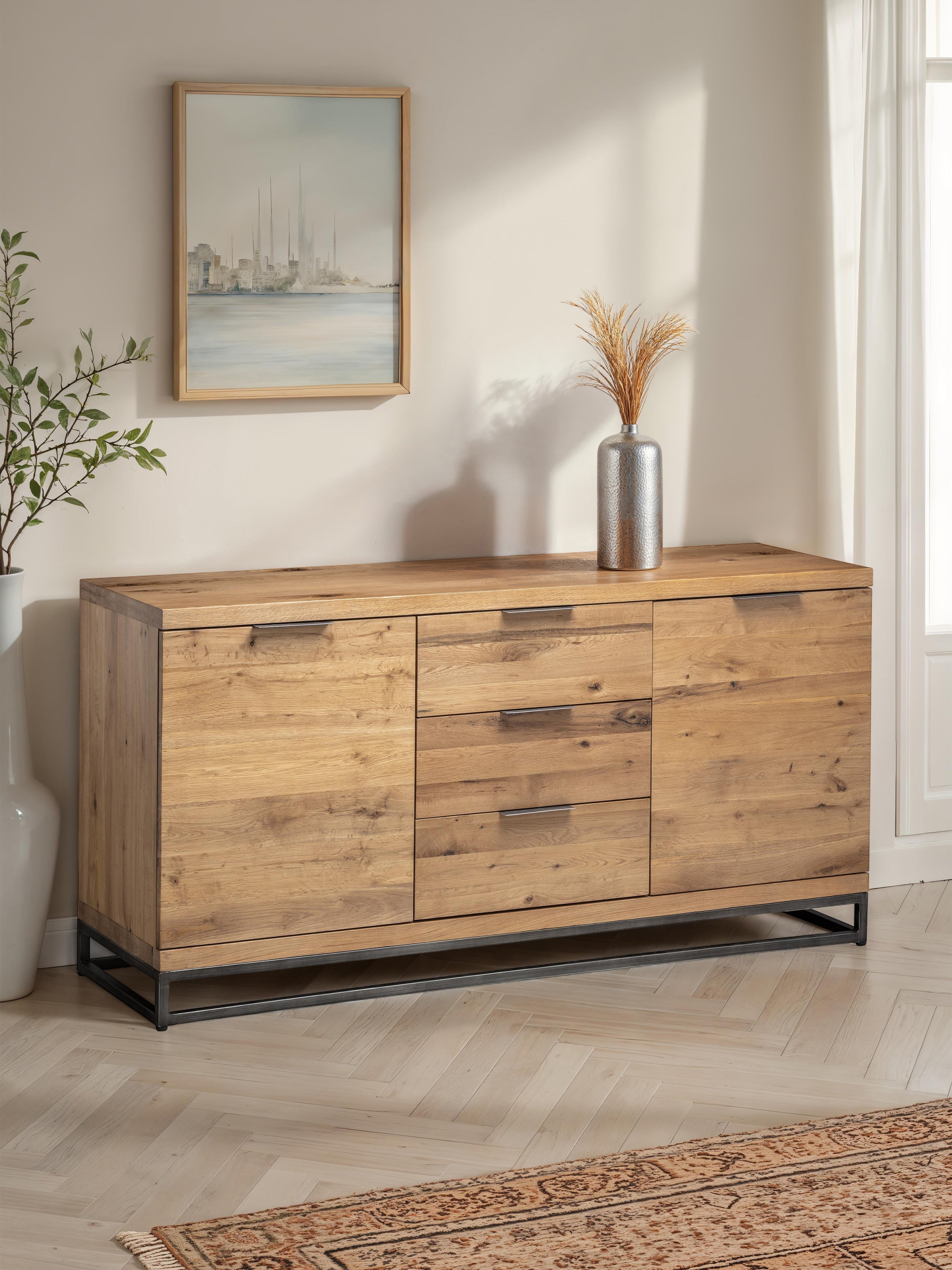 Britta Sideboard Oak&Metal