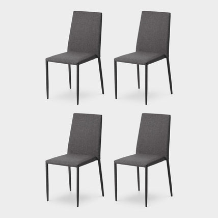 Buzz Set Of 4 Chairs Grey