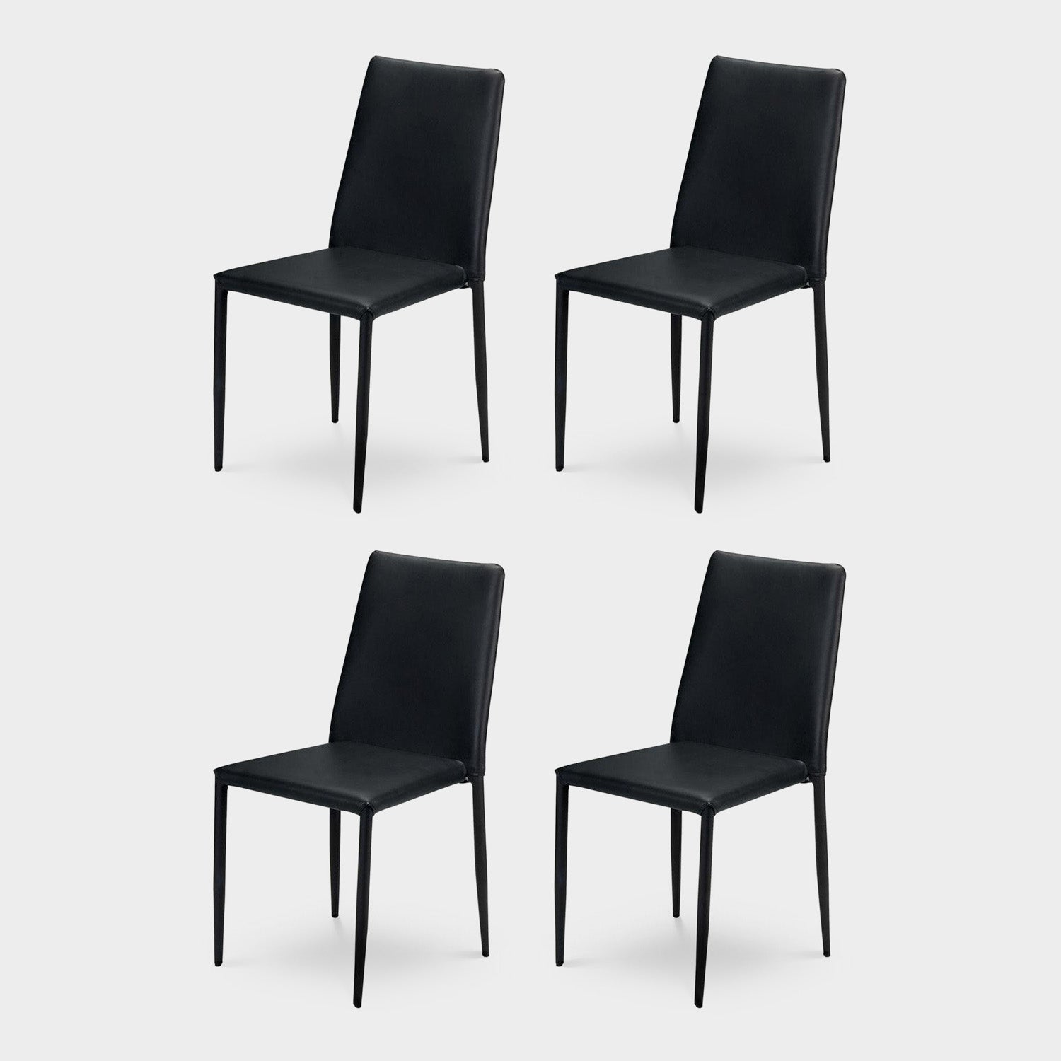 Buzz Set Of 4 Chairs Black