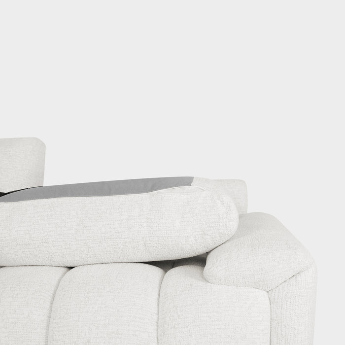 Poppy Sofa Cream Right Hand Facing Corner