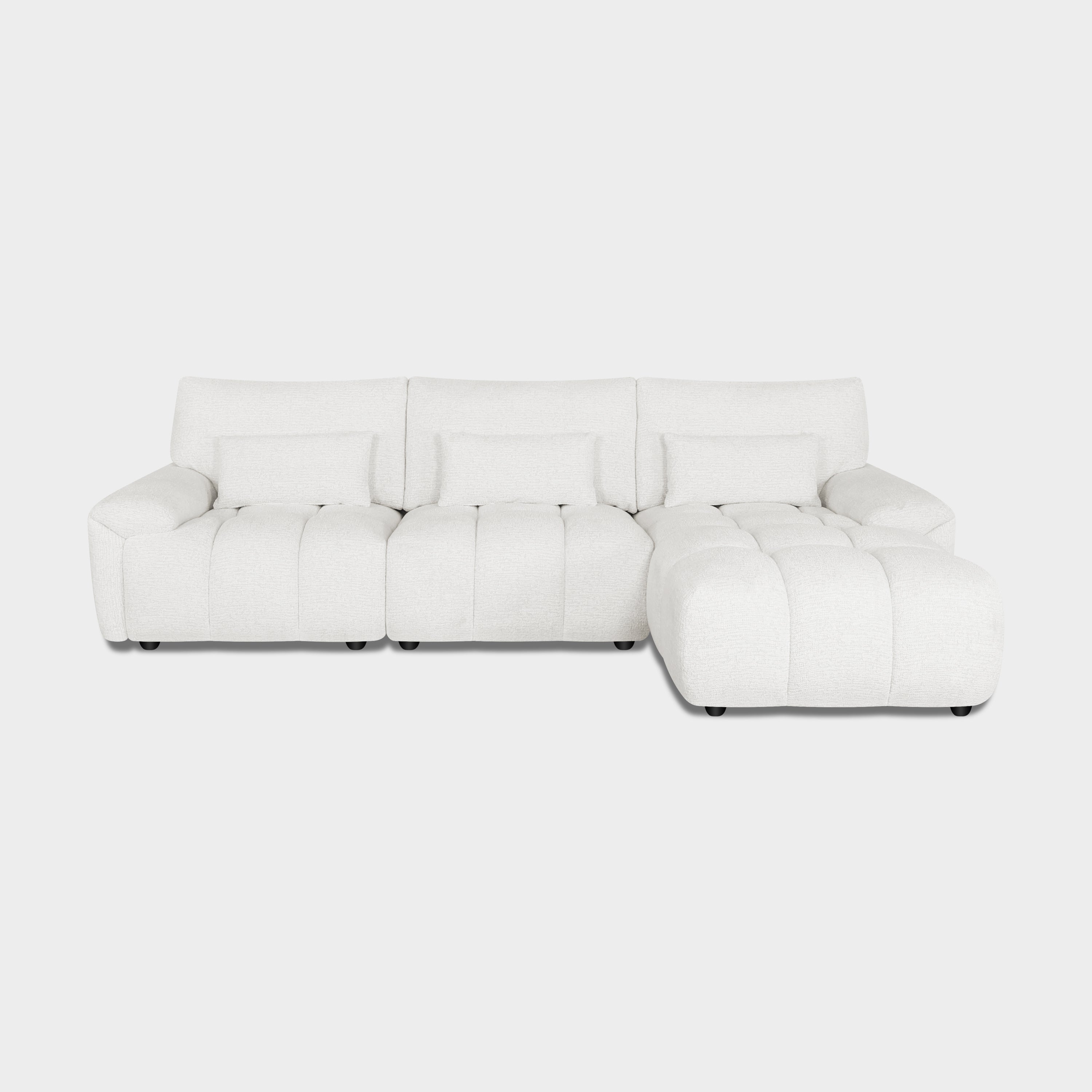 Poppy Sofa Cream Right Hand Facing Corner