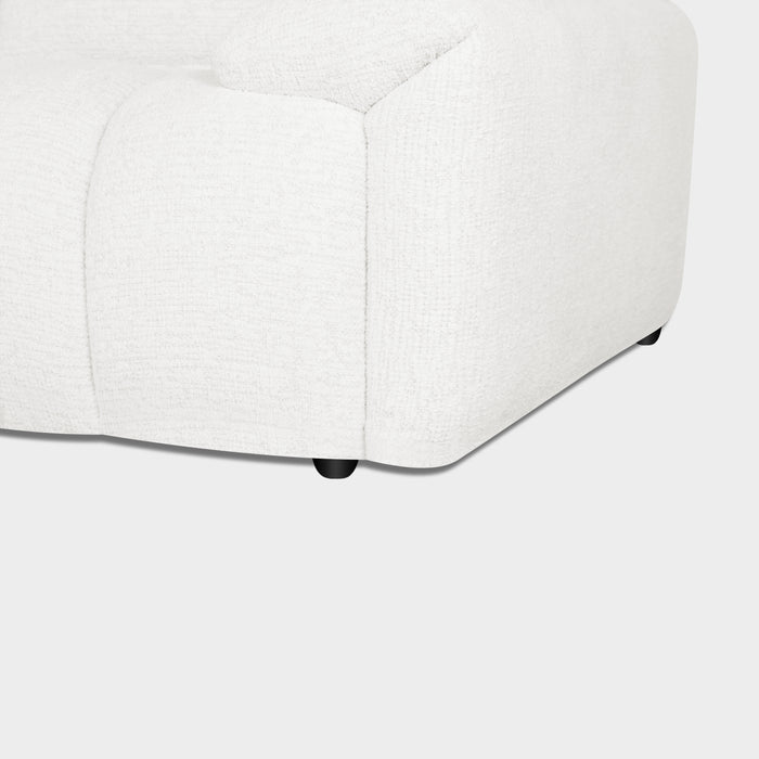 Poppy Sofa Cream Right Hand Facing Corner