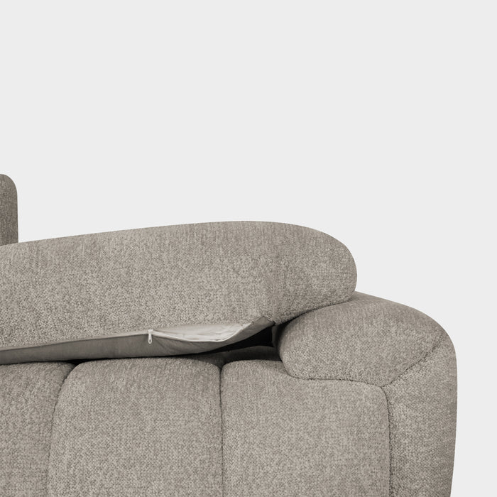 Poppy Sofa Mushroom Right Hand Facing Corner