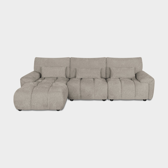Poppy Sofa Mushroom Left Hand Facing Corner