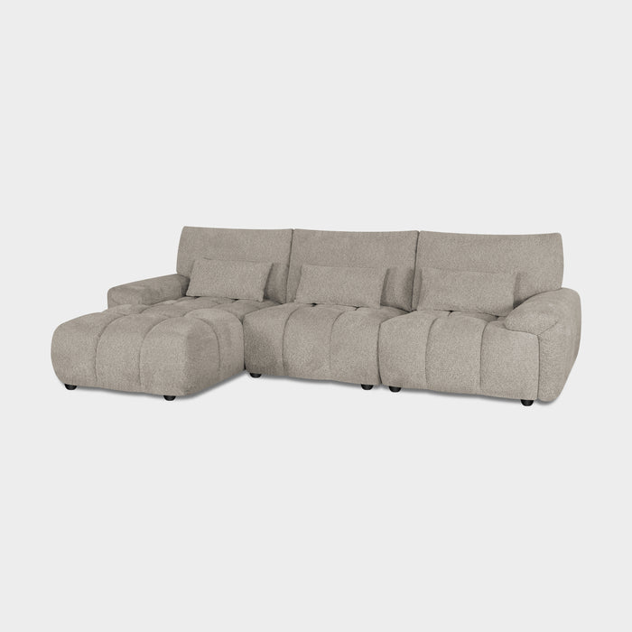 Poppy Sofa Mushroom Left Hand Facing Corner