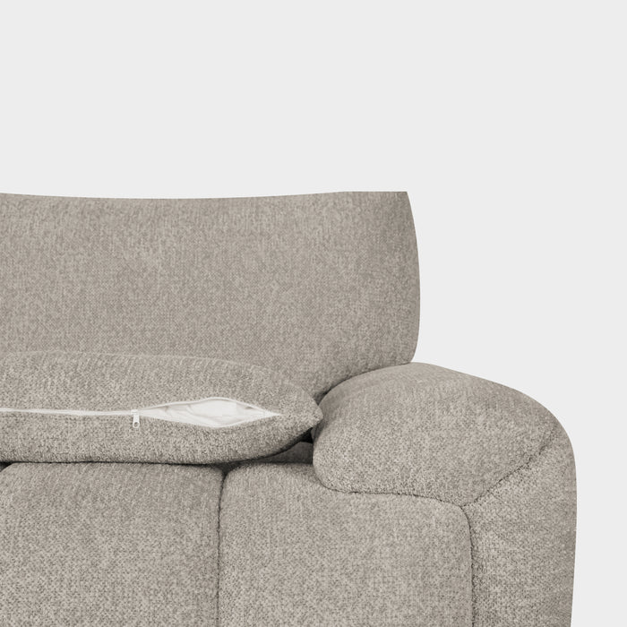 Poppy Sofa Mushroom Right Hand Facing Corner
