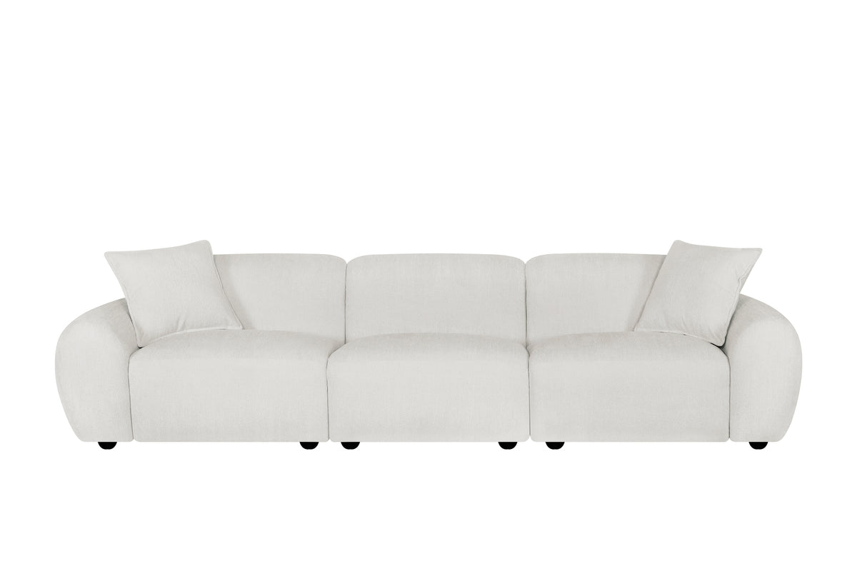 Jasmine Sofa Stone 3 Seater