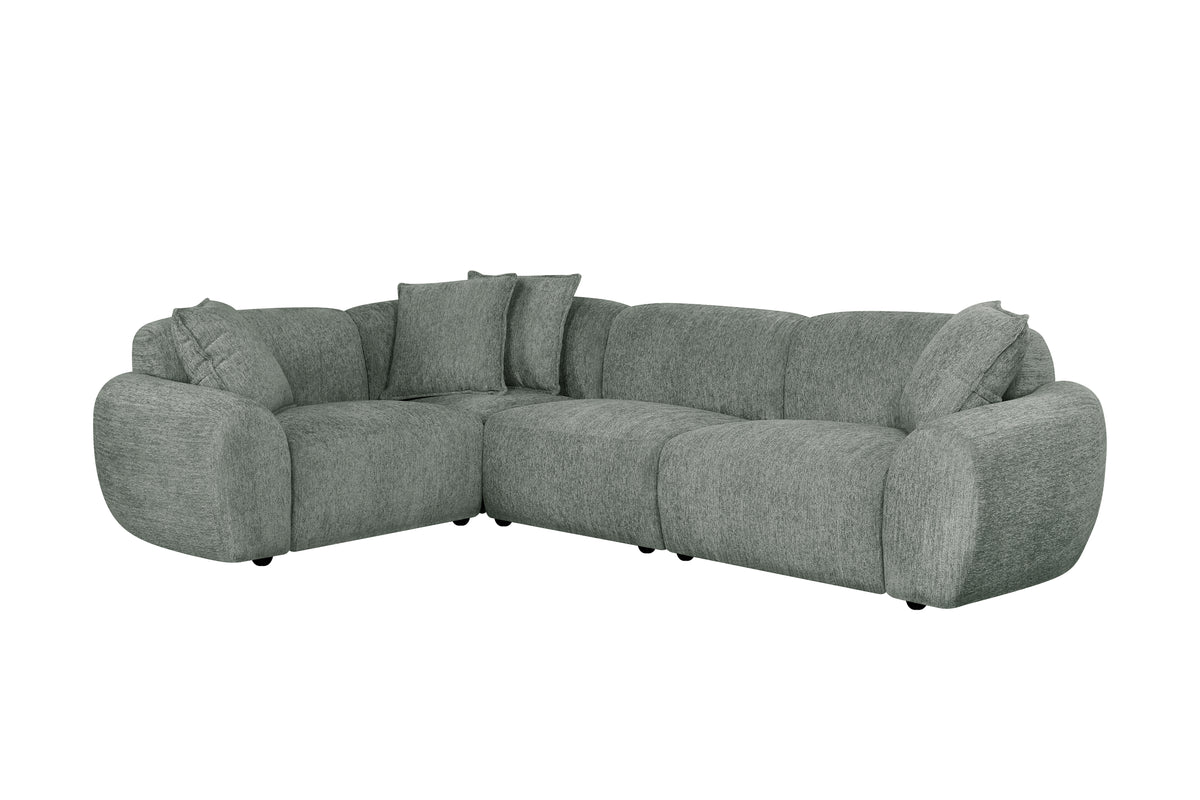 Jasmine Sofa Grey Universal Corner