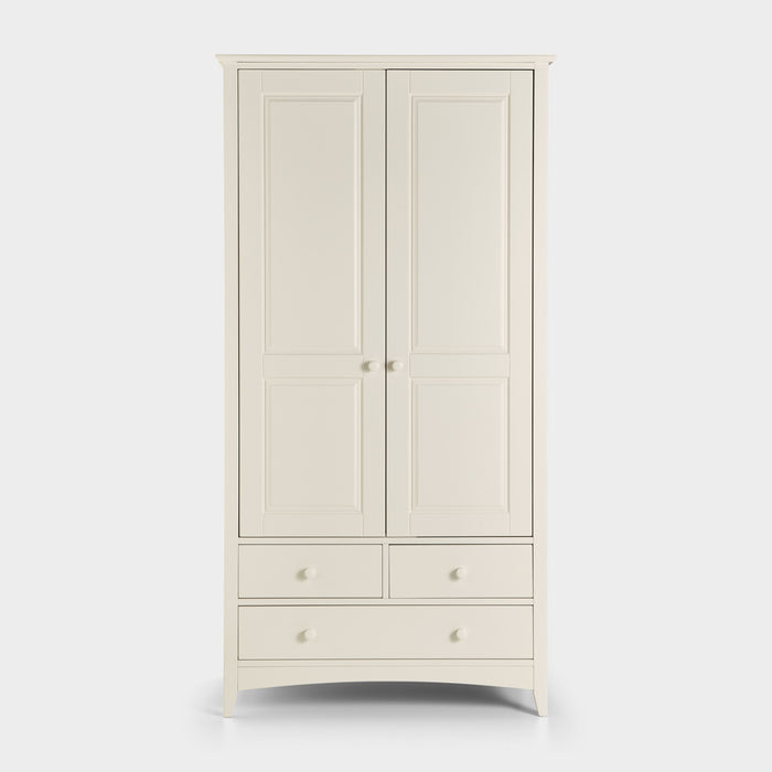 Cabana Combination Wardrobe Stone White