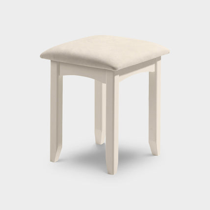 Cabana Dressing Table Stool Stone White