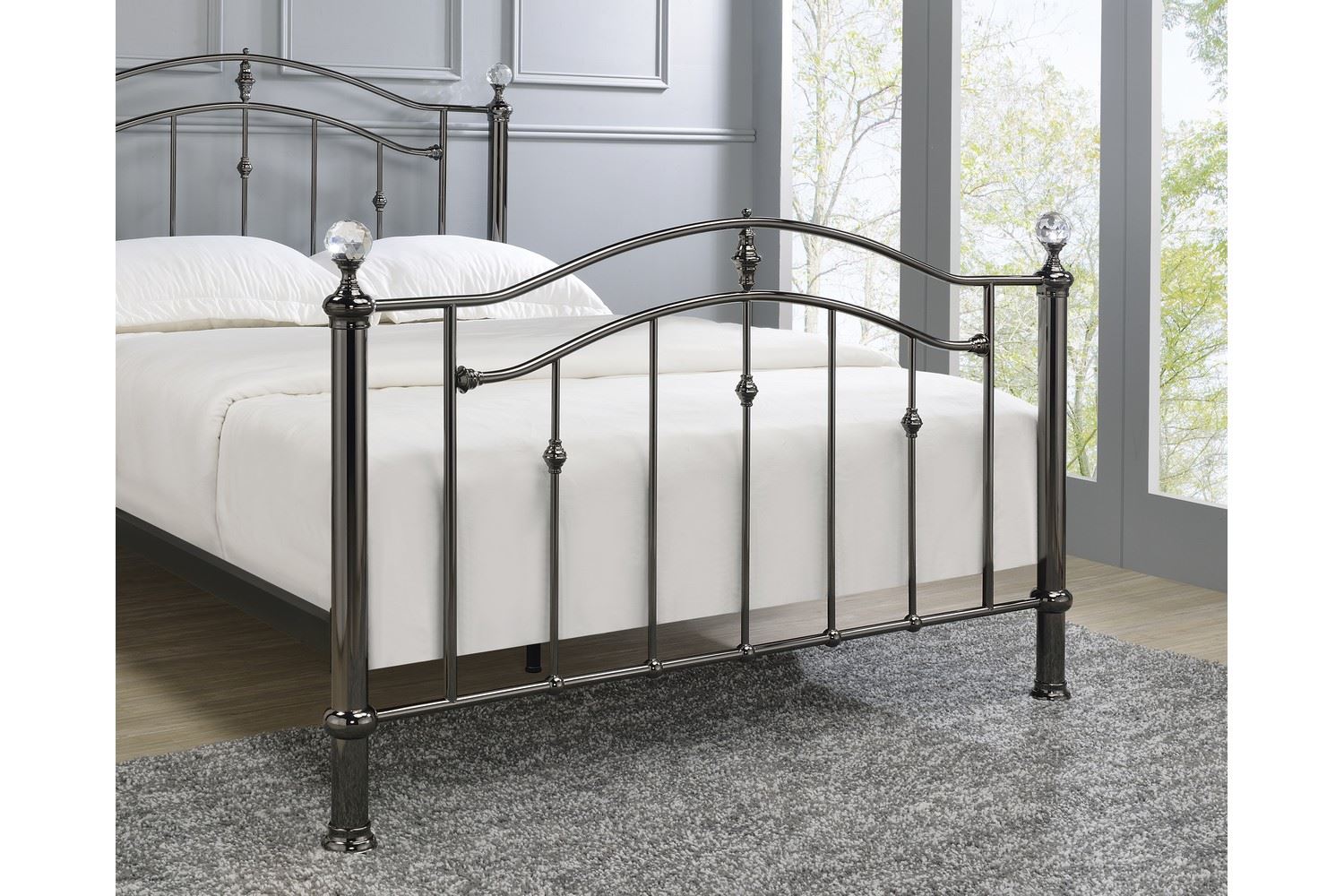 Callisto Bed Frame King Black