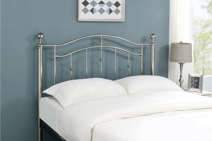 Callisto Bed Frame King Chrome