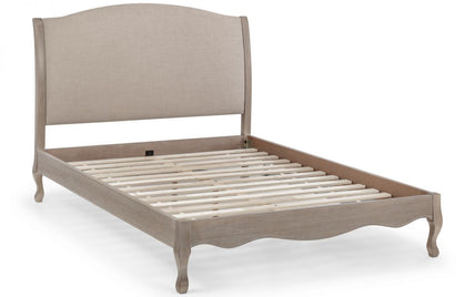 Camille Bed Frame Double Beige