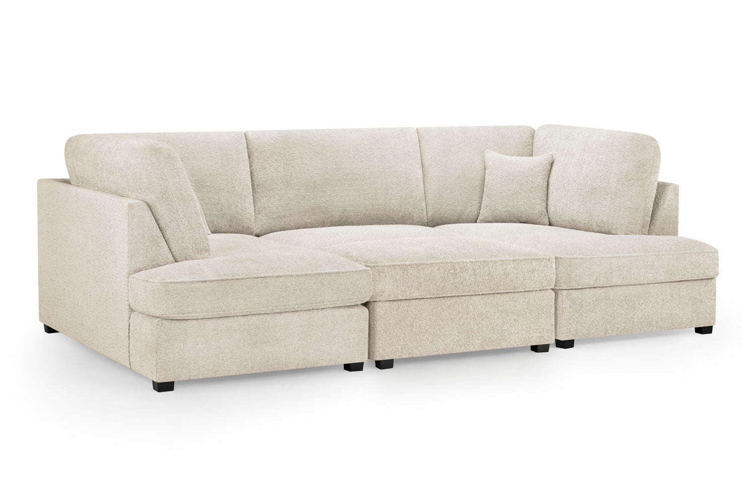 Carnaby Sofa Boucle Beige U Shape Corner