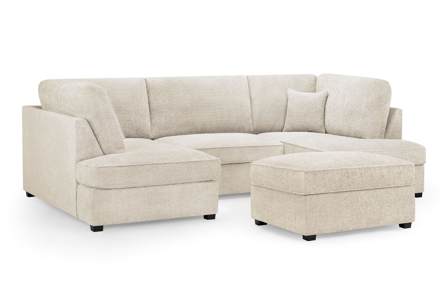 Carnaby Sofa Boucle Beige U Shape Corner