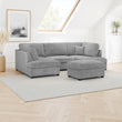 Carnaby Sofa Boucle Grey U Shape Corner