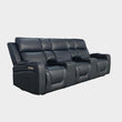 Cedar Electric Recliner Cinema Sofa 3 Seater Black