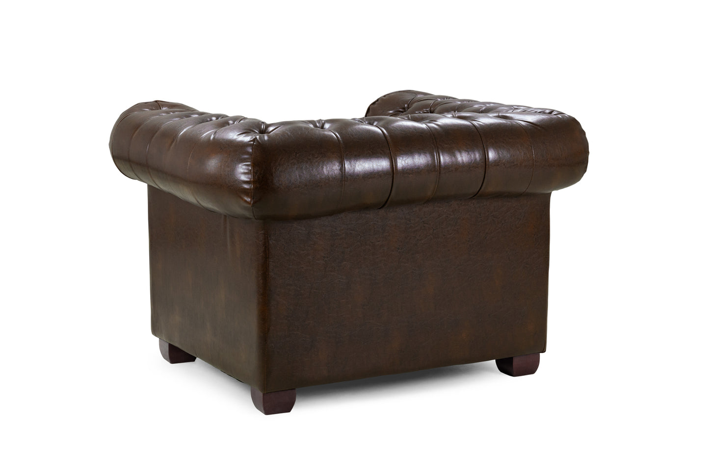 Chesterfield Sofa Antique Brown Armchair