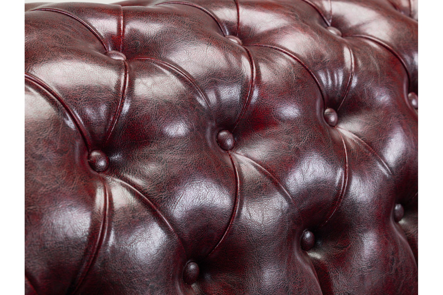 Chesterfield Sofa Oxblood Red Armchair