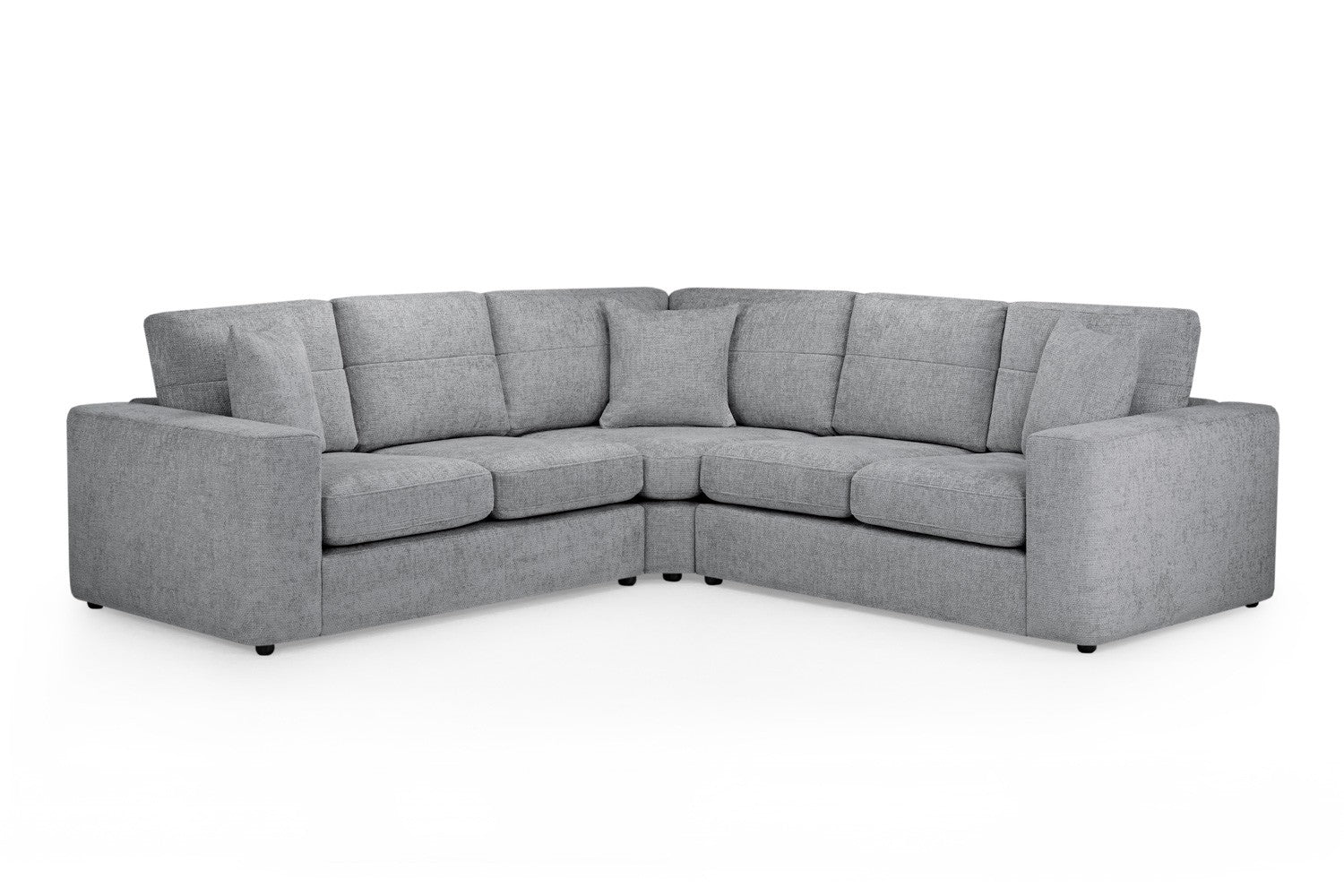 Chestnut Sofa Grey Large Corner