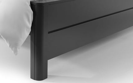 Chloe Bed Frame Double Storm Grey/Black