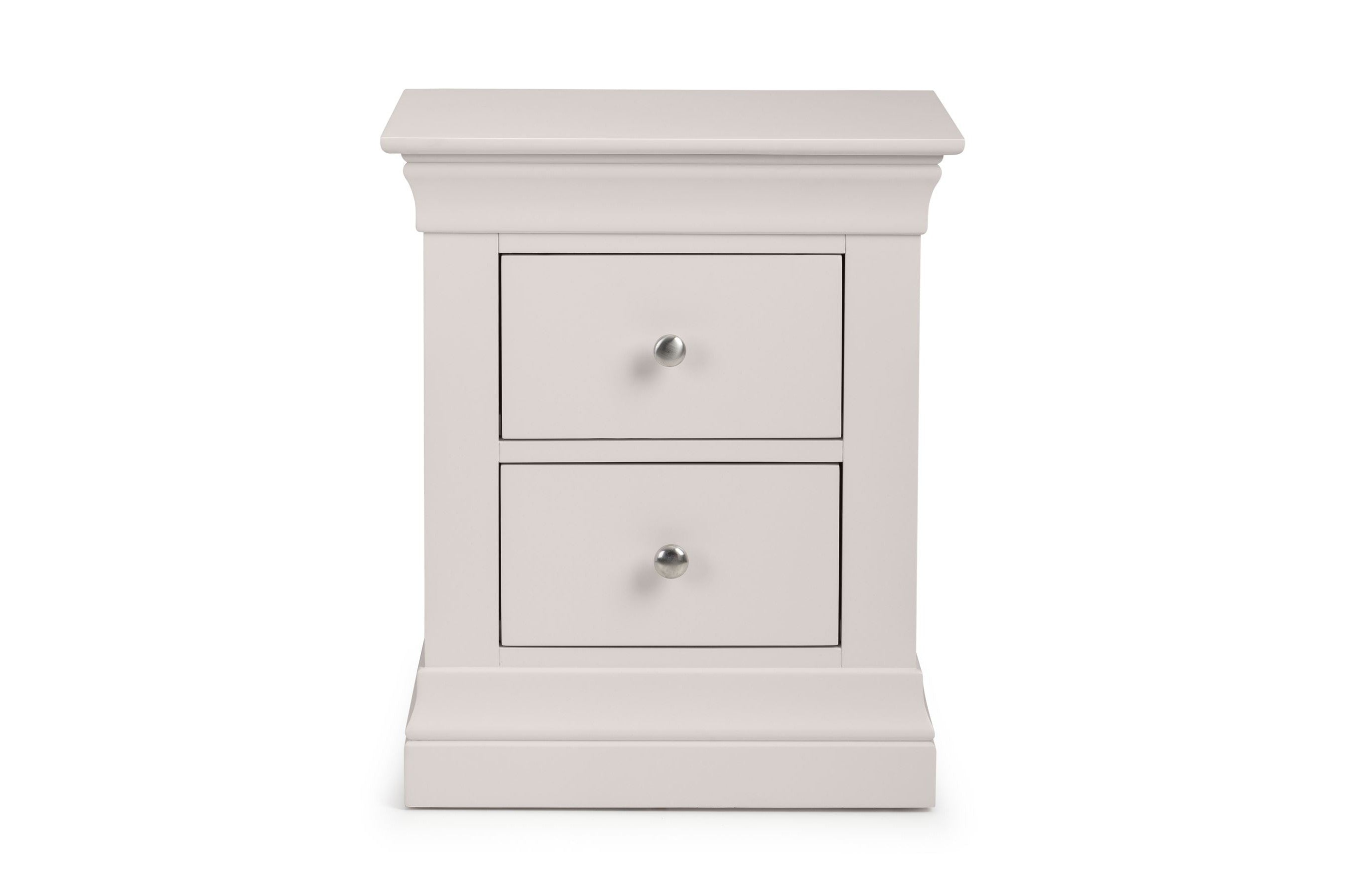 Clove Bedside Grey 2 Drawer