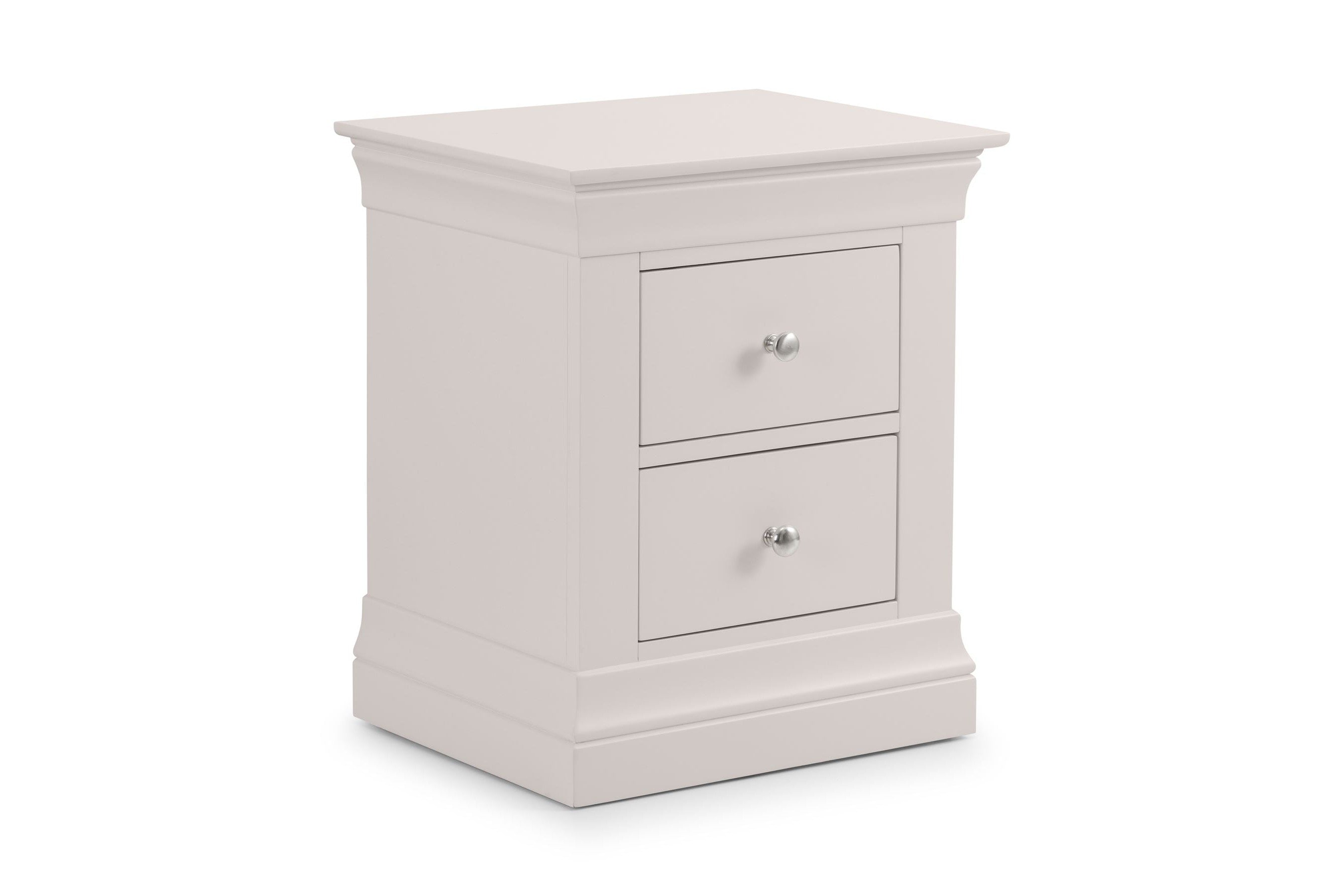 Clove Bedside Grey 2 Drawer