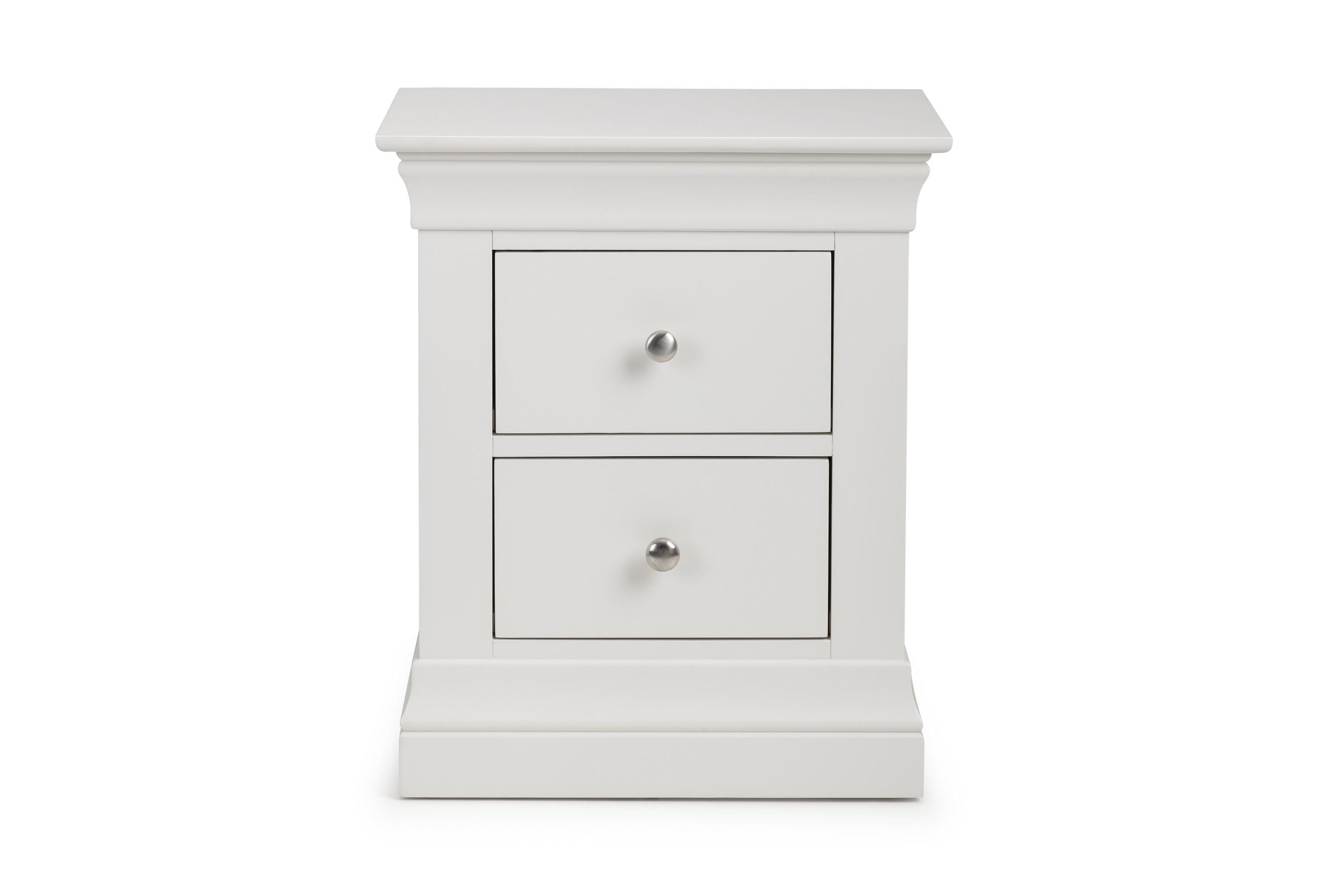 Clove Bedside White 2 Drawer