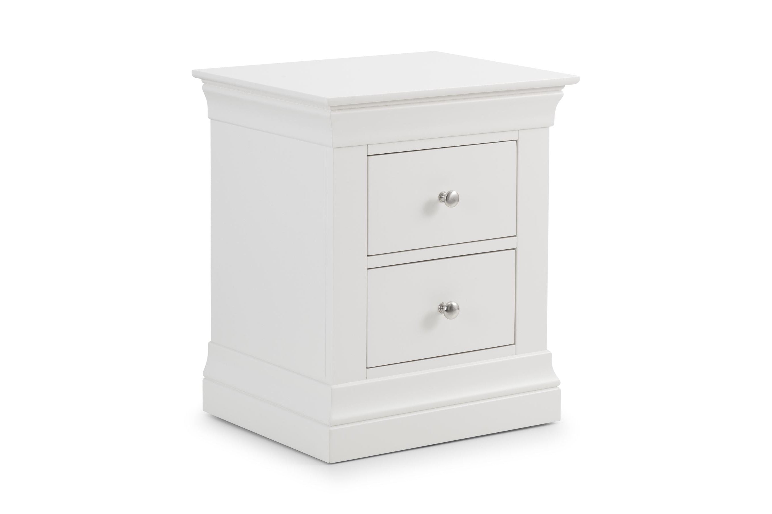 Clove Bedside White 2 Drawer