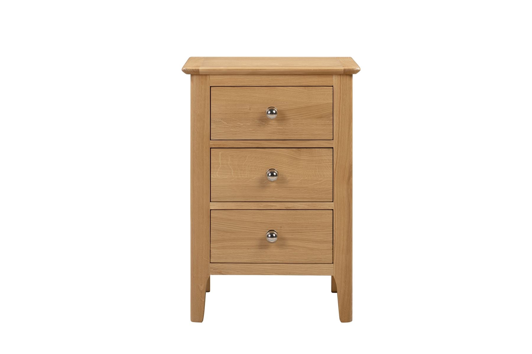 Cole Bedside Oak 3 Drawer