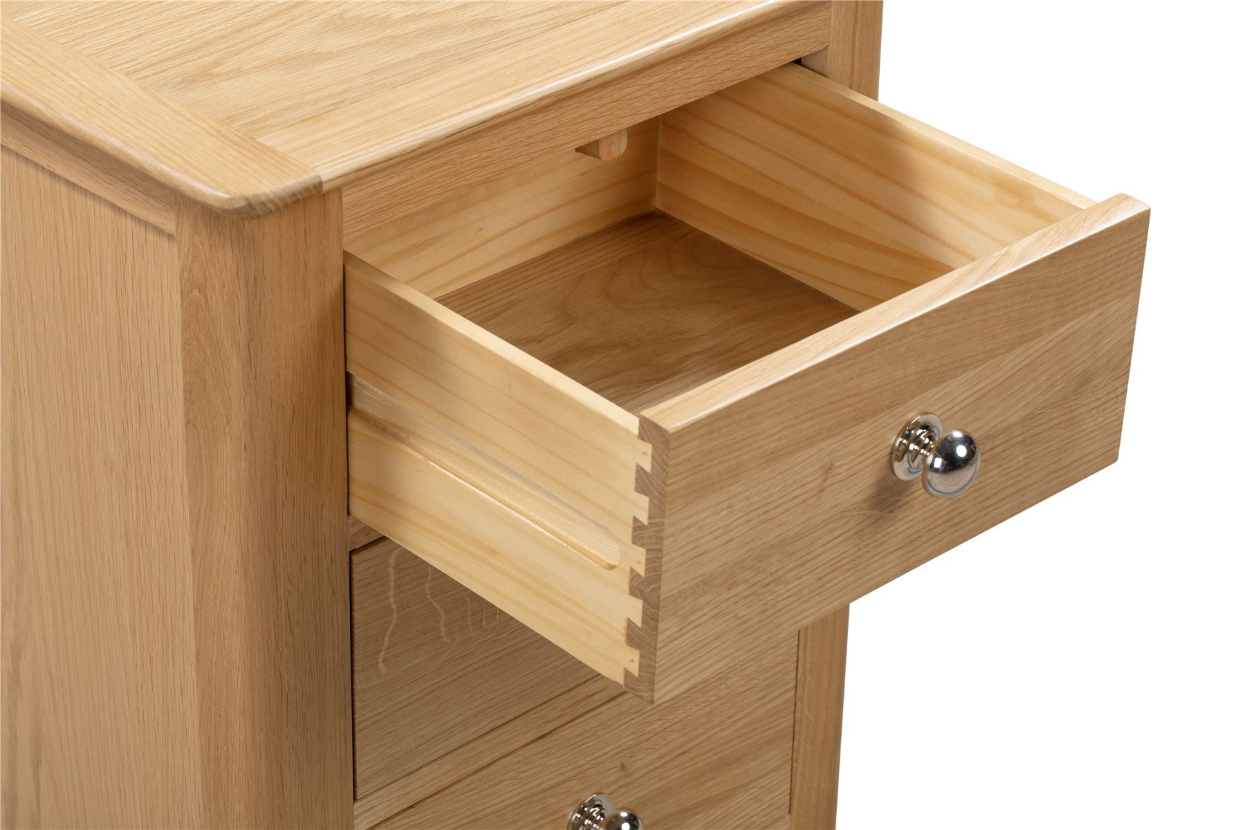 Cole Bedside Oak 3 Drawer