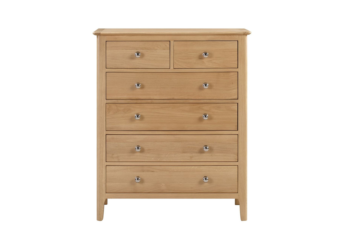 Cole Chest Oak 4+2 Drawer