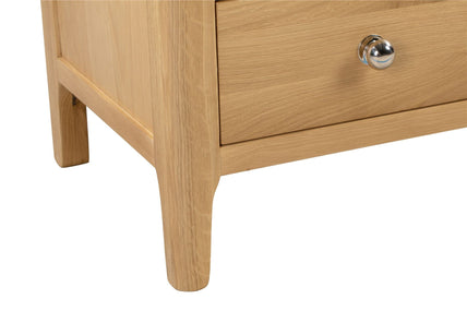 Cole Chest Oak 4+2 Drawer