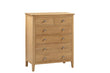 Cole Chest Oak 4+2 Drawer